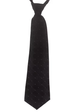 Kinderstropdas Zwart Geblokt