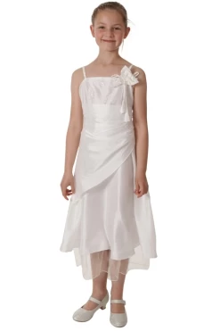 Bruidsmeisjesjurk Ivoor Met Overslag