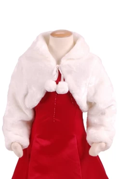 Bontjasje / Bolero Ivoor Voor Meisjes