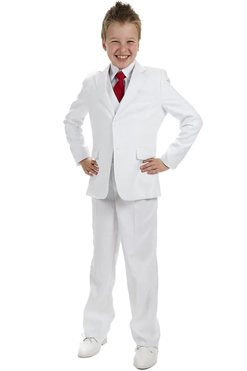 Luxe Kinder Kostuum Wit - Afbeelding 4