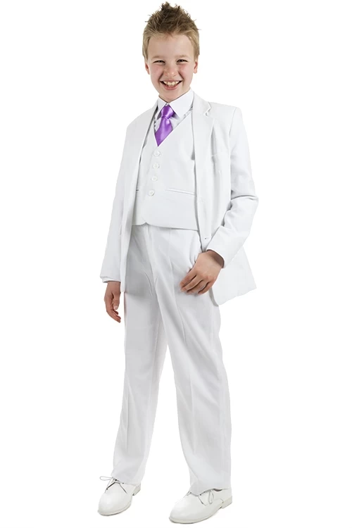 Luxe Kinder Kostuum Wit - Afbeelding 2