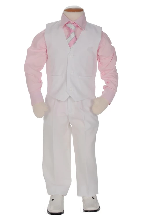 Luxe Kinder Kostuum Wit - Afbeelding 3