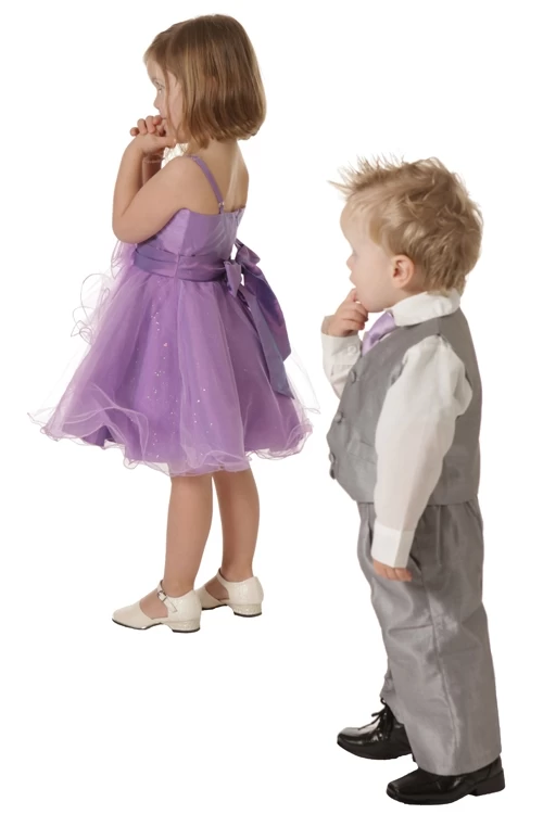 Luxe Babykostuum Glimmend Lichtgrijs - Afbeelding 2