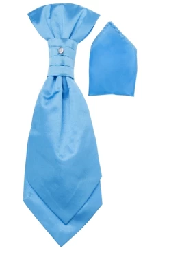 Plastron Glimmend Turquoise