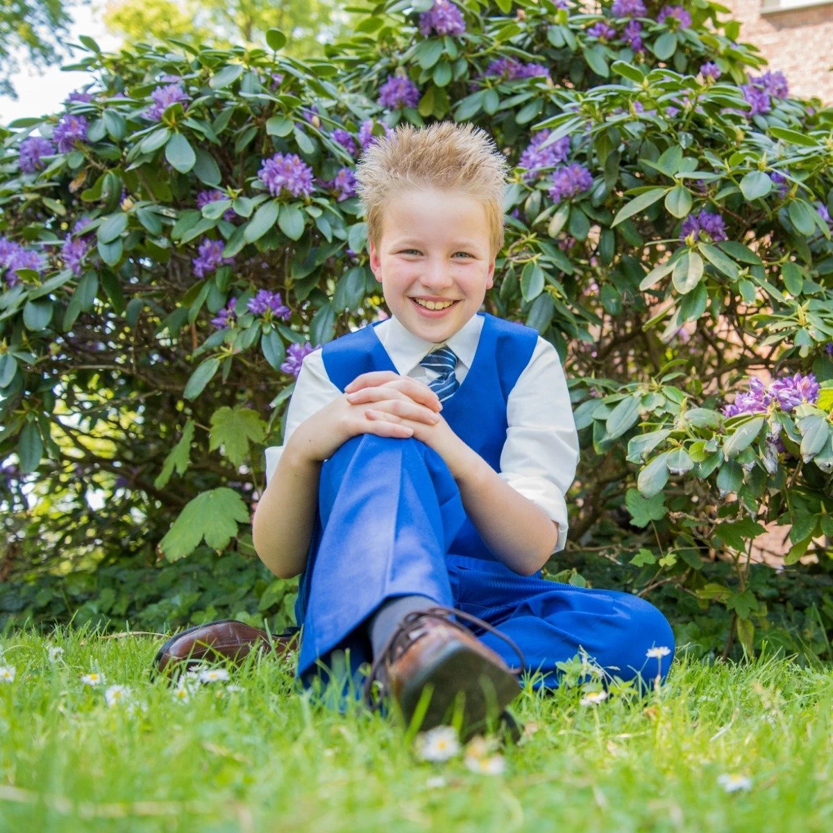 Kinderkostuum Koningsblauw - Afbeelding 6