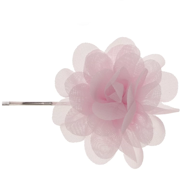 Schuifspeldje Bloem Roze