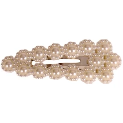 Haarclip Met Grote En Kleine Pareltjes Off-white - 8cm