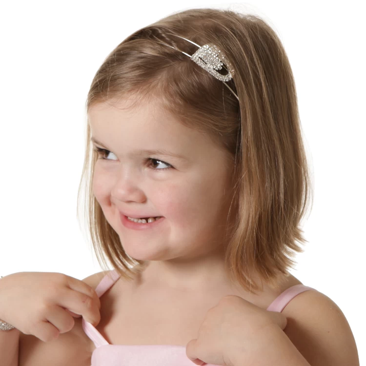 Diadeem Meisjes Zilver Met Hart - Afbeelding 2