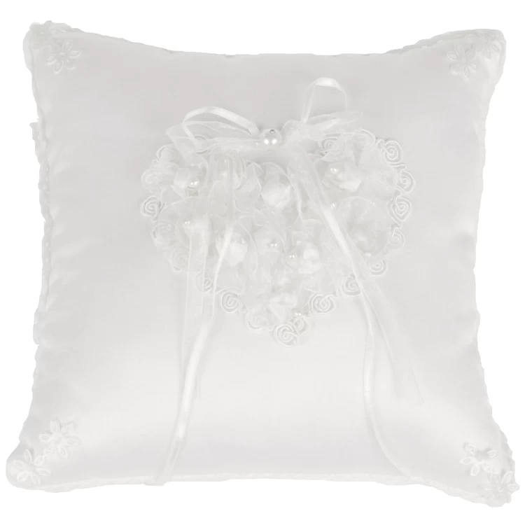 Ringkussen Vierkant Met Wit Hart