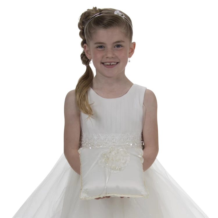 Ringkussen Vierkant Met Ivoren Hart - Afbeelding 3