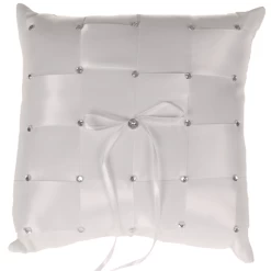 Ringkussen Wit Met Strass