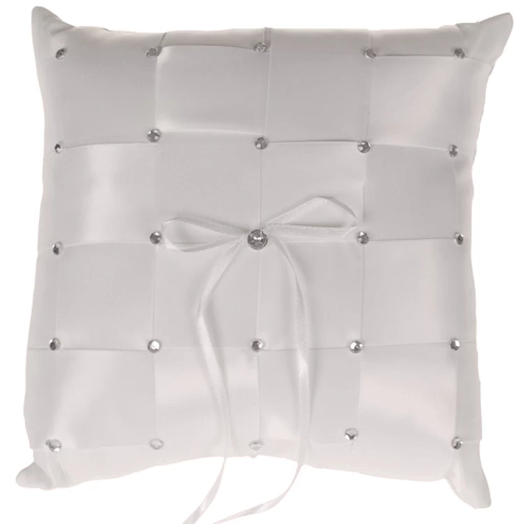 Ringkussen Wit Met Strass