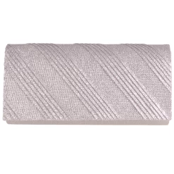 Avondtasje Zilverkleurig Met Glitters