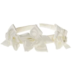 Diadeem Ivoor Met Strikjes