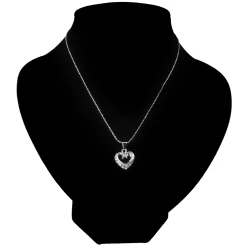 Kinderketting Zilverkleurig Met Hartje