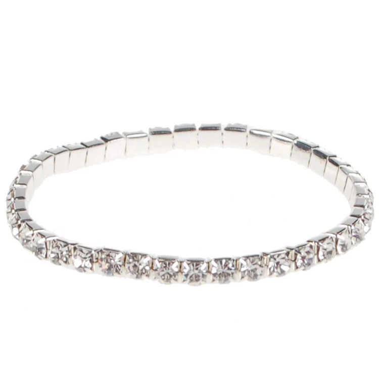 Kinderarmband Zilver Met Strass