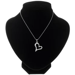 Kinderketting Met Strass Hart