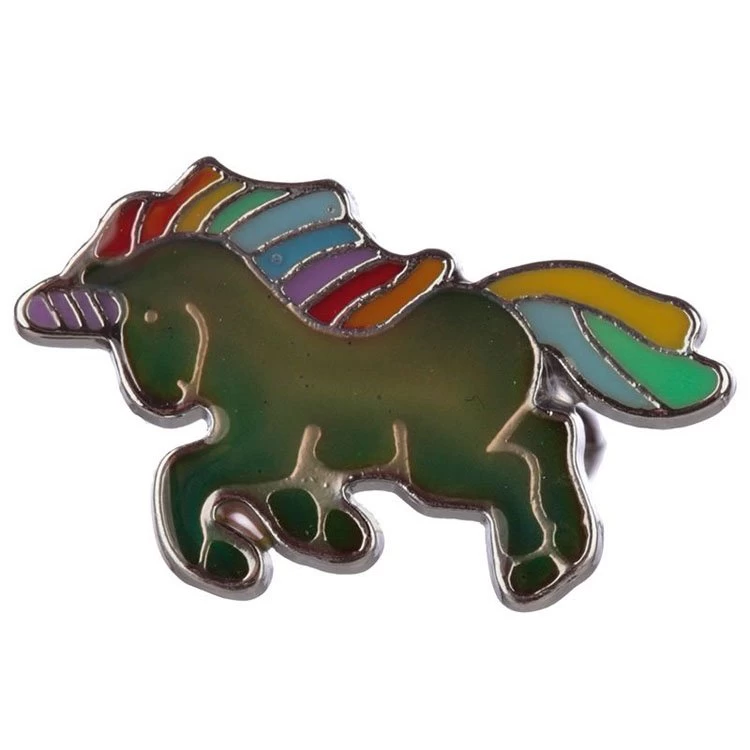 Moodring Eenhoorn - Verkleurd Bij Lichaamswarmte - Verstelbaar - Afbeelding 2