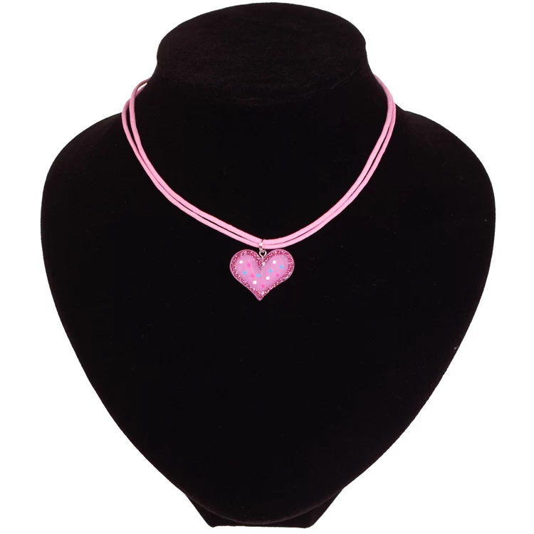 Kinderketting Roze Met Hartje