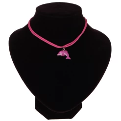 Ketting Dolfijn Fuchsia