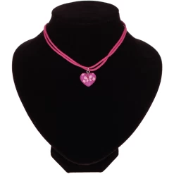 Ketting Hartje Fuchsia