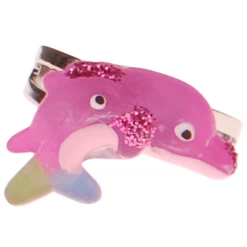 Ringetje Dolfijn Fuchsia