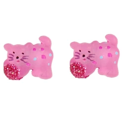 Kinderoorbelletjes Poesjes Roze
