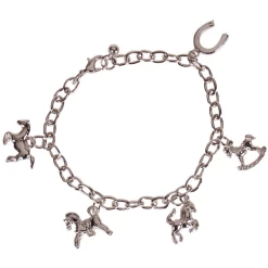 Bedelarmbandje Met Paarden Bedeltjes