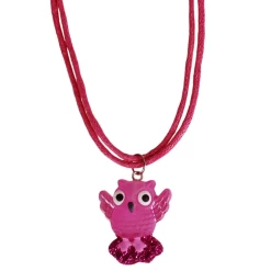 Kinderketting Fuchsia Met Uiltje