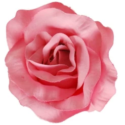 Haarclip Grote Oudroze Roos - 9 Cm