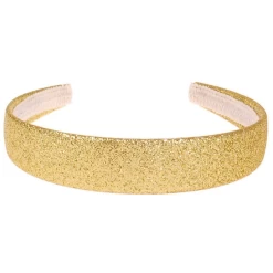 Diadeem Haarband - Goudkleurige Glitters - Kindermaat - Breedte 2,5cm