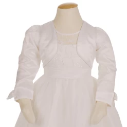 Bolero Ivoor Met Strikje Op Mouw