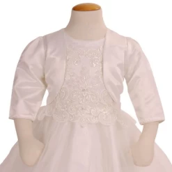 Bolero Ivoor Effen - 3/4 Mouw