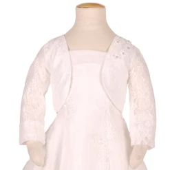 Meisjesbolero Ivoor Met Kant