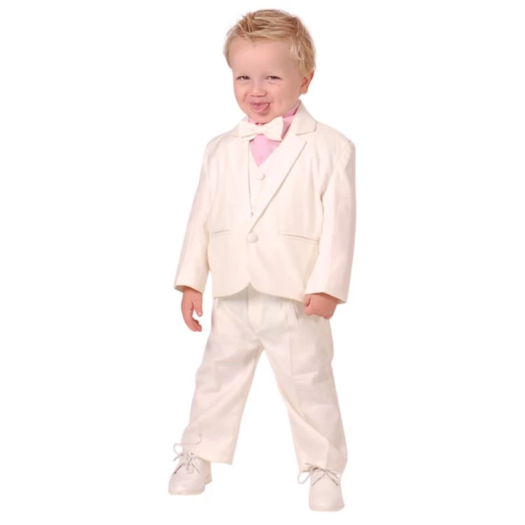 Luxe Babykostuum Effen Ivoor - Afbeelding 4