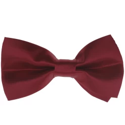 Vlinderstrik Glimmend Bordeaux