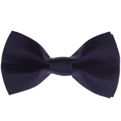 Vlinderstrik Glimmend Donkerblauw