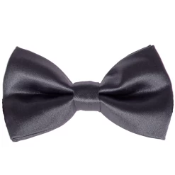 Vlinderstrik Glimmend Donkergrijs