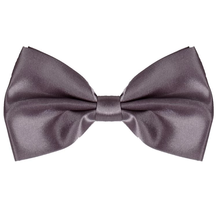 Vlinderstrik Glimmend Grijs Voor Heren