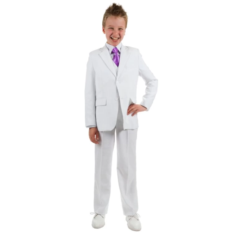 Luxe Kinder Kostuum Wit - Afbeelding 5