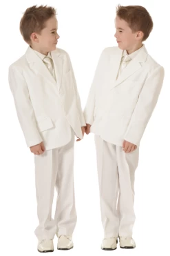 Jongens Kostuum Ivoor / Off White