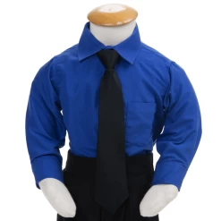 Babyoverhemd Koningsblauw