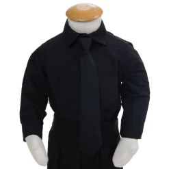 Overhemd B-keus Zwart