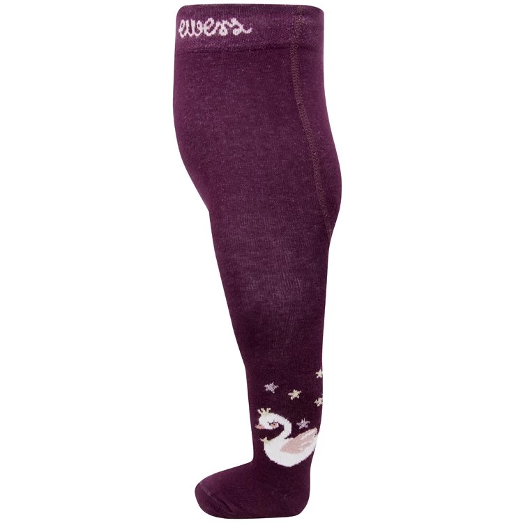 Ewers Babymaillot Wijnrood Met Zwaantje En Glittergaren - Afbeelding 2