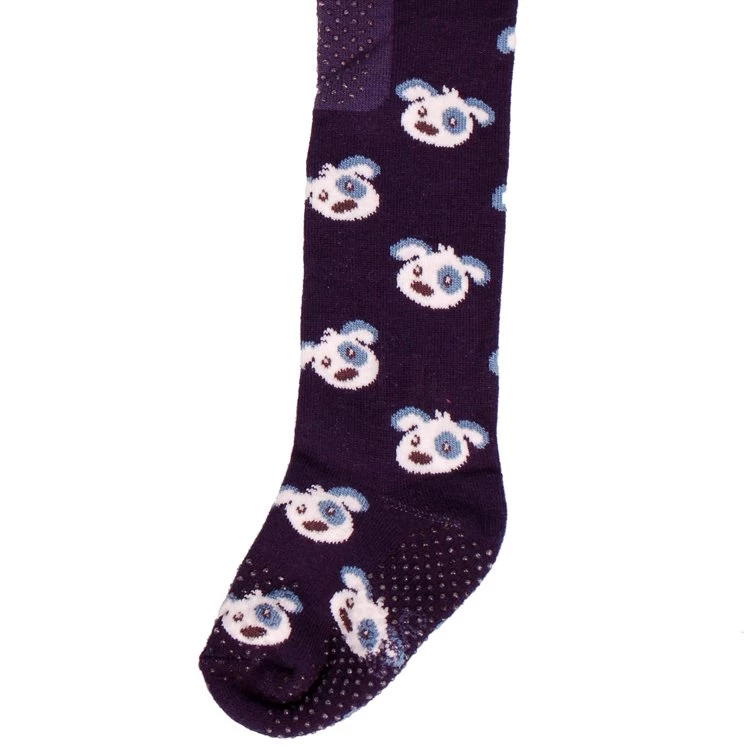 Ewers Babymaillot Met Antislip Stippen - Donkerblauw Met Hondenkoppen