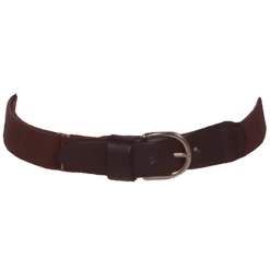 Elastische Kinderriem Donkerbruin