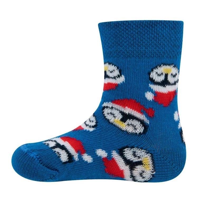 Ewers Dubbelpak Babysokken/Peutersokken Kerstpinguin - Afbeelding 3