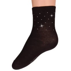 Ewers Sokken Zwart Met Strass