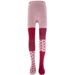 Maillot Roze/Fuchsia Met Vlakken - Dots En Streepjes - Ewers