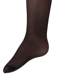 Ewers Zwart Effen Meisjespanty - Basic - 40DEN